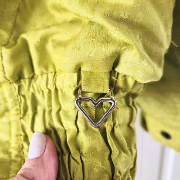 Obermeyer Women's Vintage Ski Jacket Parka Lime Green & Purple Lining, 12 - Picture 7 of 7